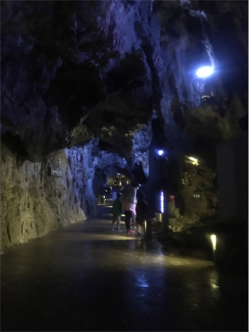 龍泉洞内廊下